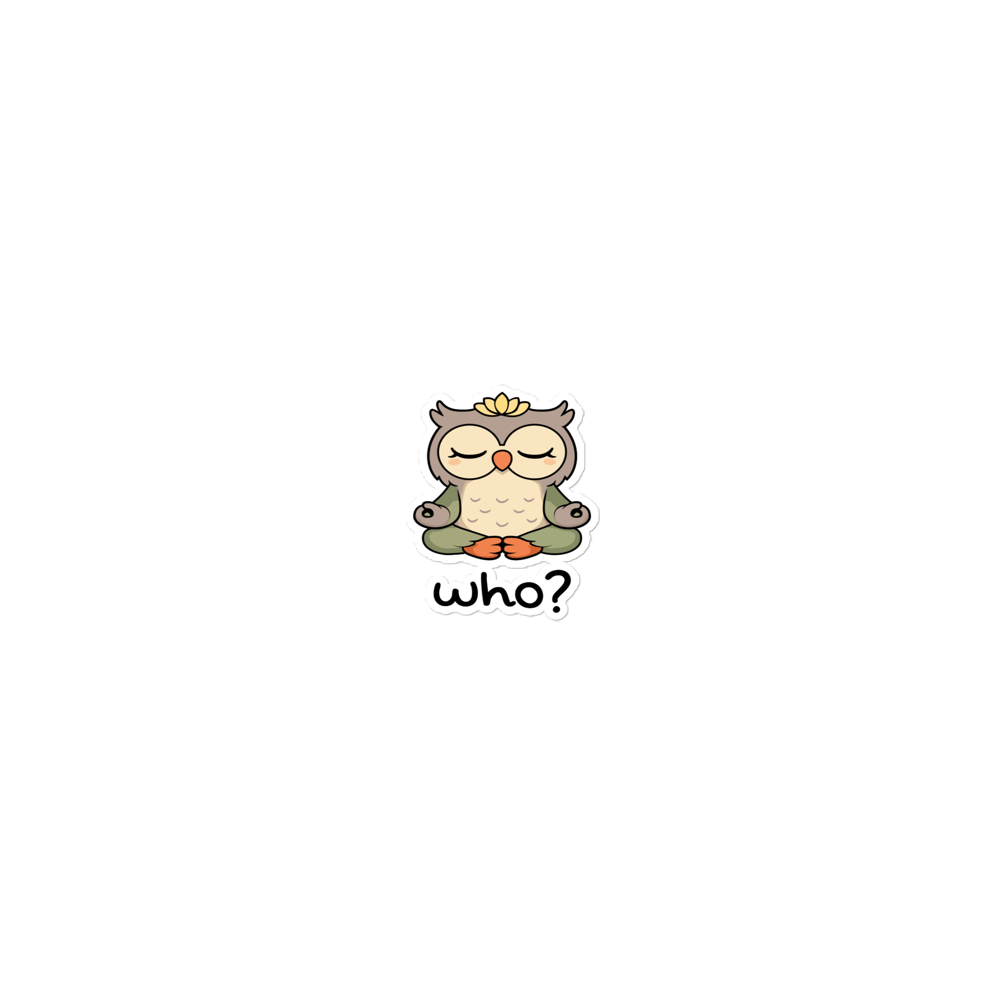 Zen Who Sticker, 15 × 3.75 inch size