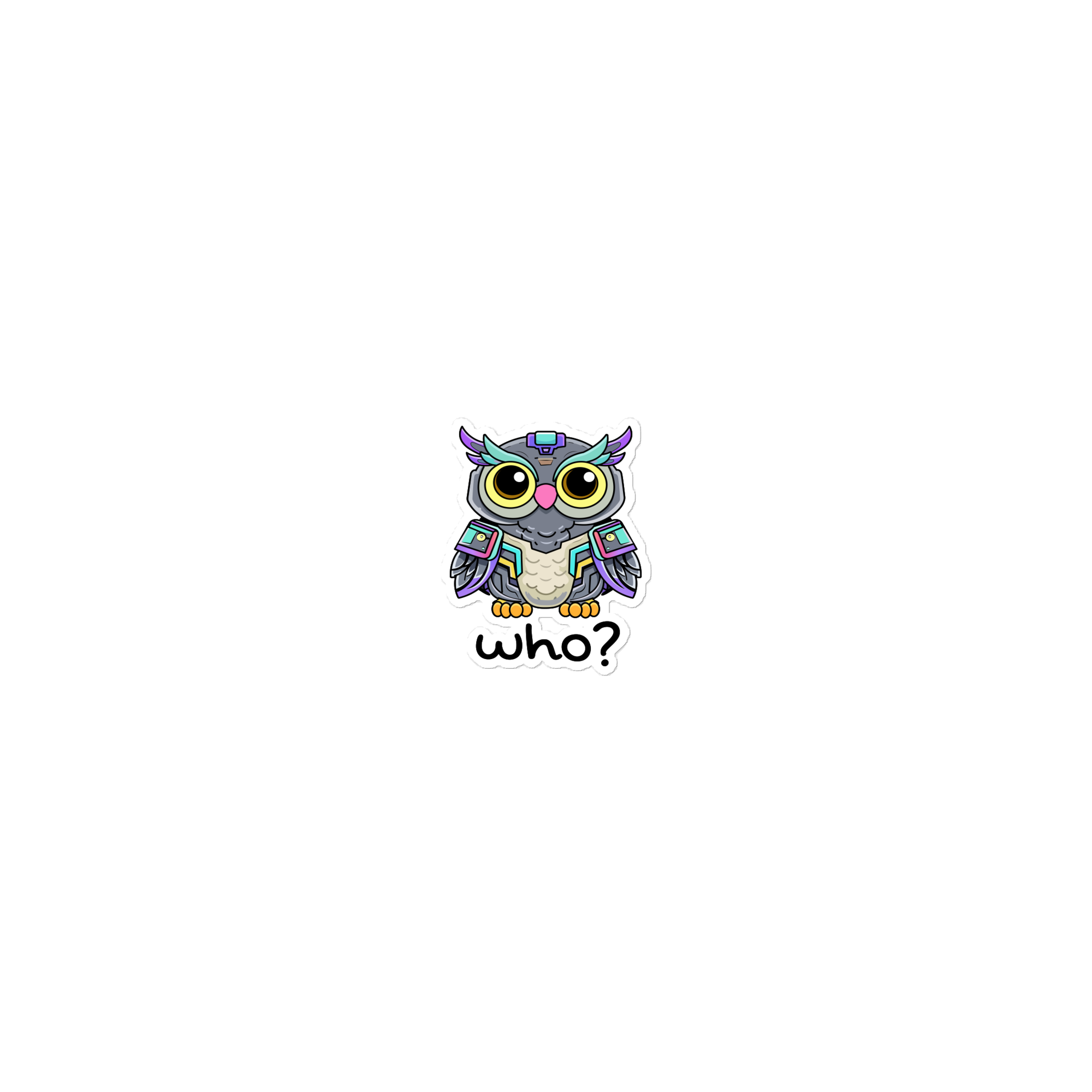 Cyberpunk Who Sticker, 15 × 3.75 inch size
