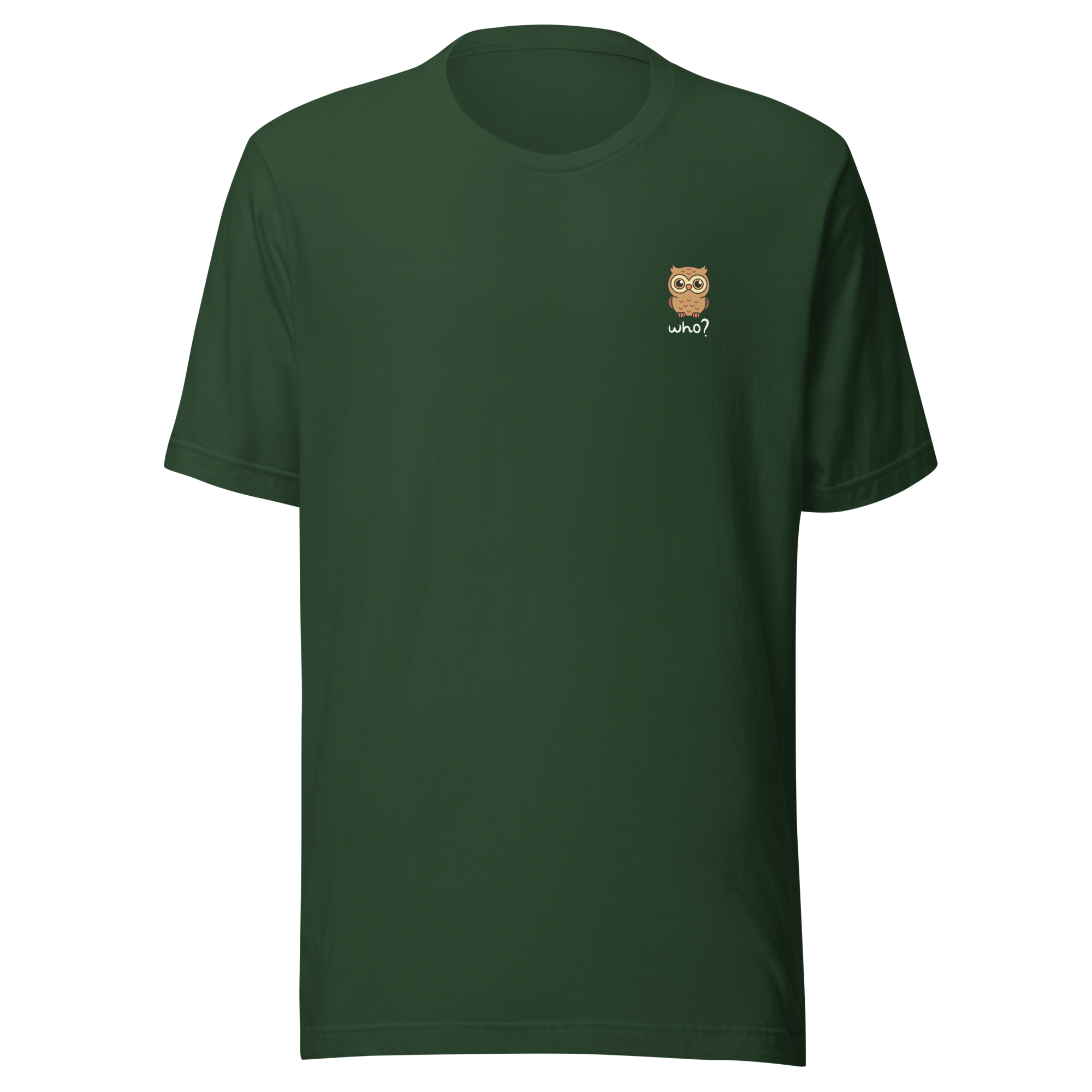 Wholesome Who Nest Tee in Forest, front view