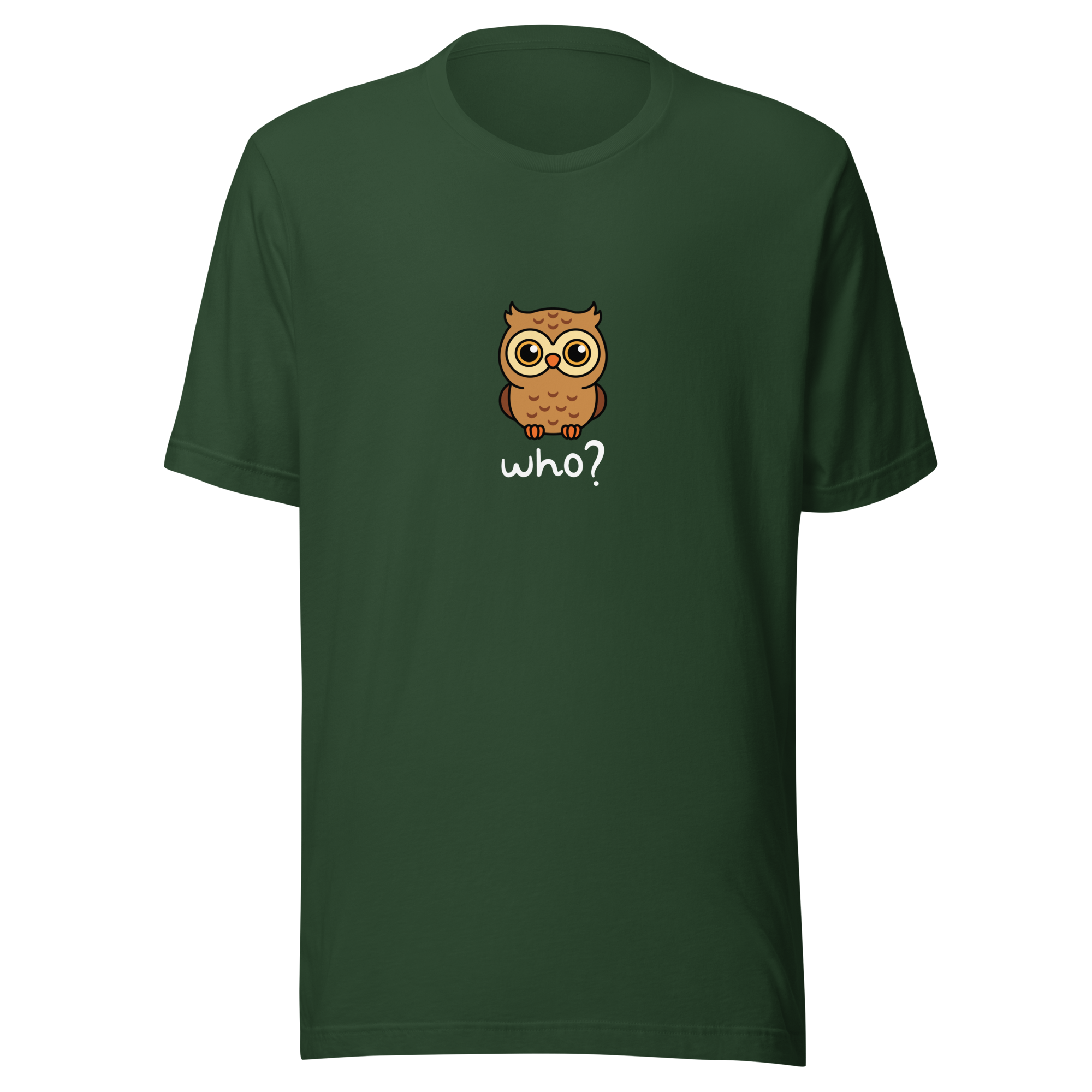Wholesome Who Nest Tee (Large Print) in Forest, front view