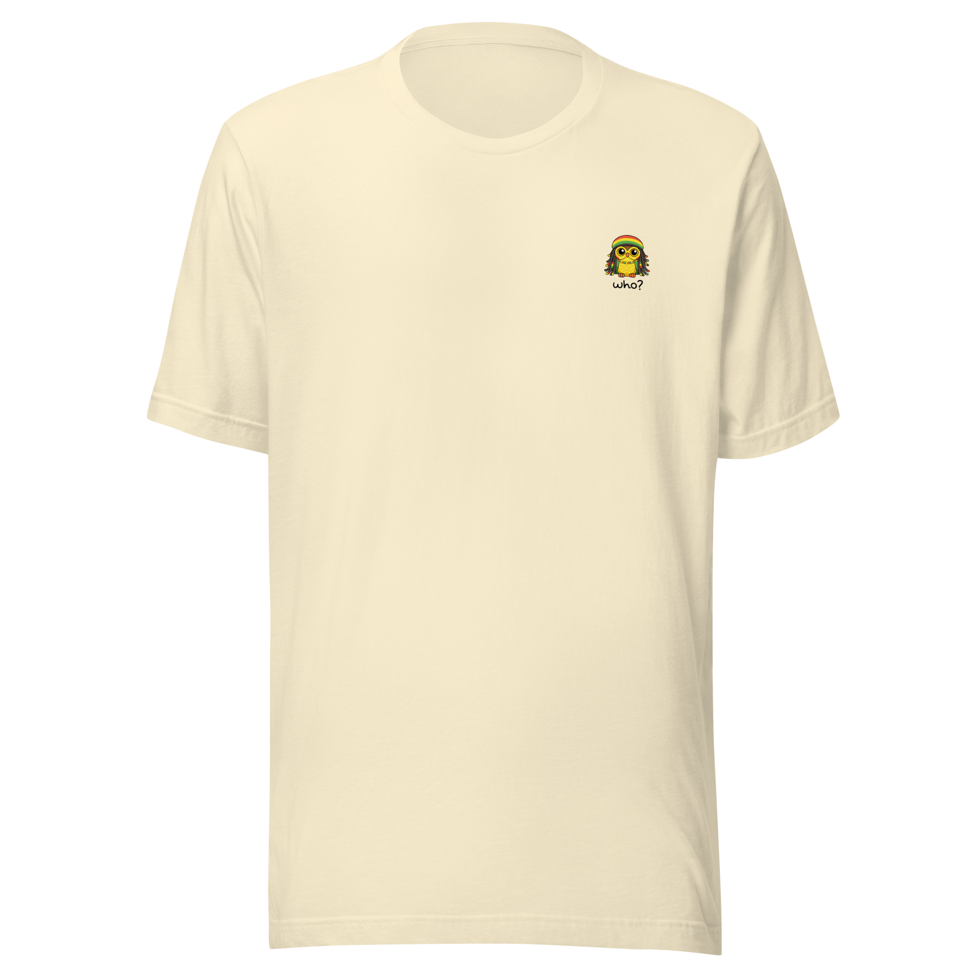 Rasta Who Nest Tee in Natural, front view