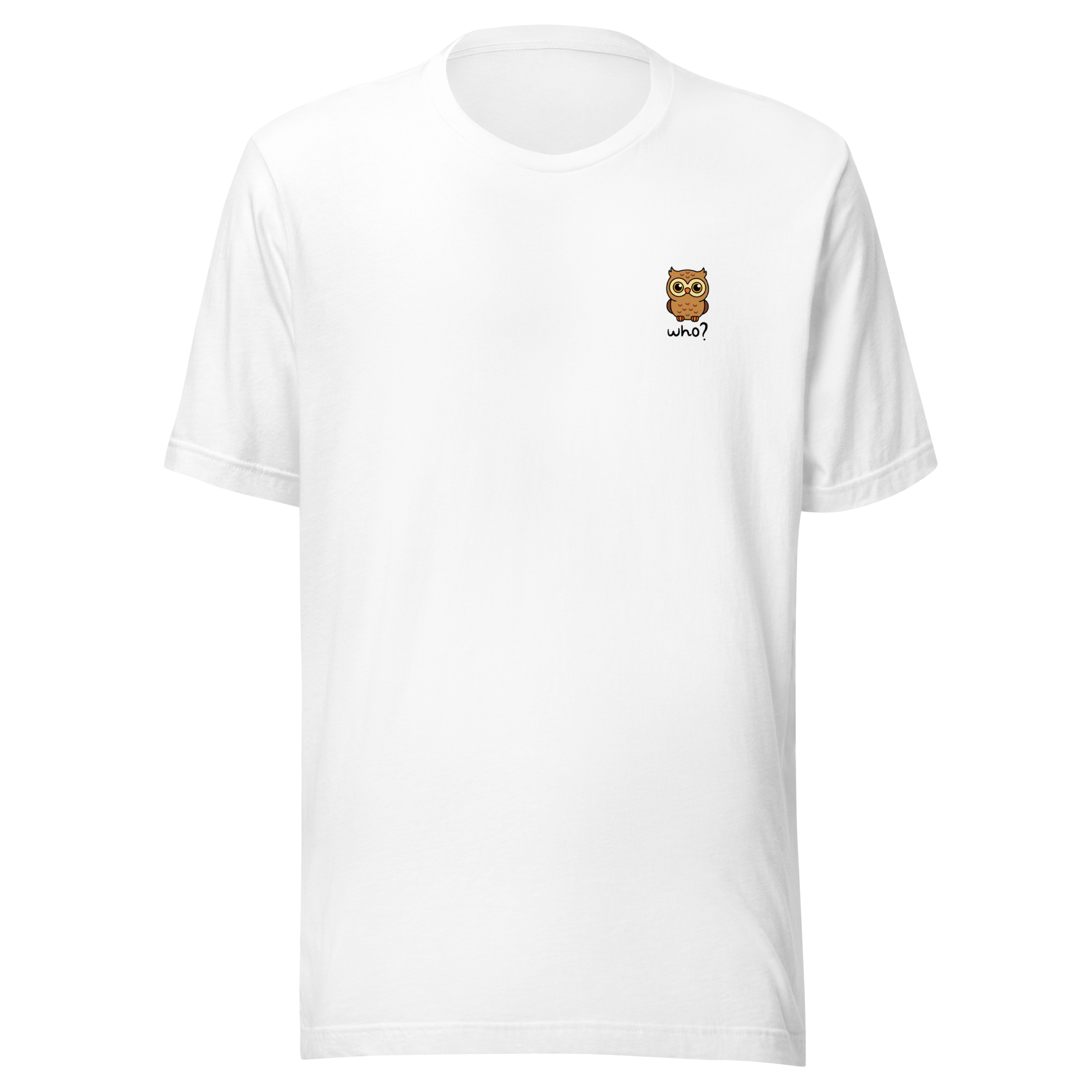 Wholesome Who Nest Tee in White, front view